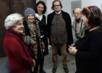 Da sinistra: Adriana Pulio, Luce Delhove, Ida Terracino, Prof. Del Guercio, Salvatore Giunta, Gabriella Brembati